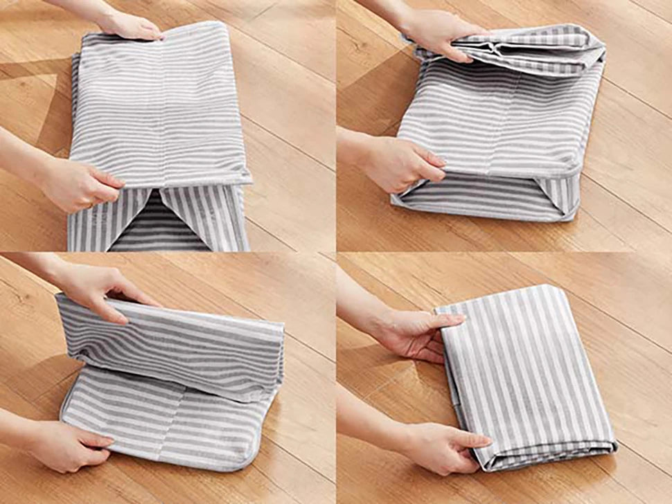 Kit com 2 Cestos Dobráveis Para Lavanderia - 75L