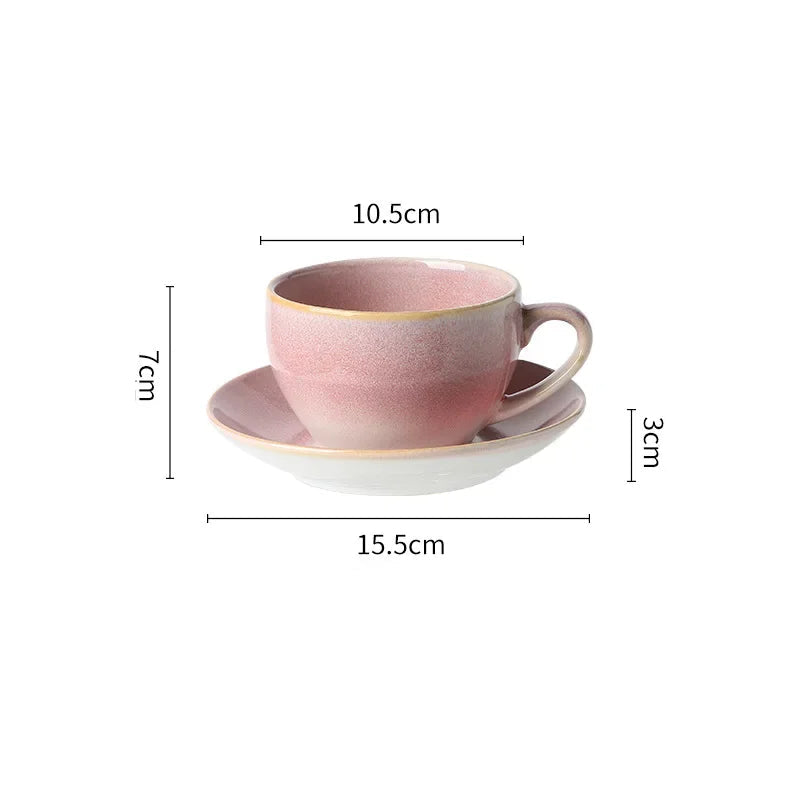 Xícara de Café com Pires em Cerâmica