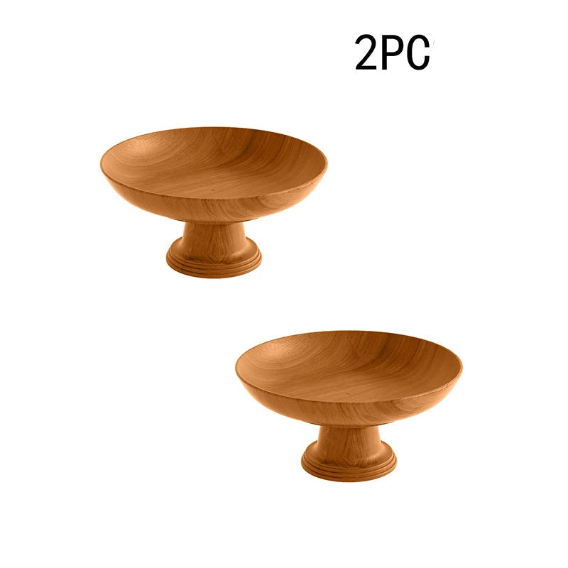 Bandeja Decorativa de Frutas em Plástico