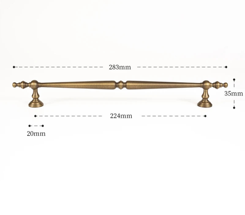 Puxador de Móveis em Latão
