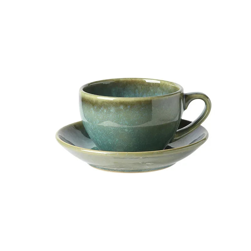 Xícara de Café com Pires em Cerâmica