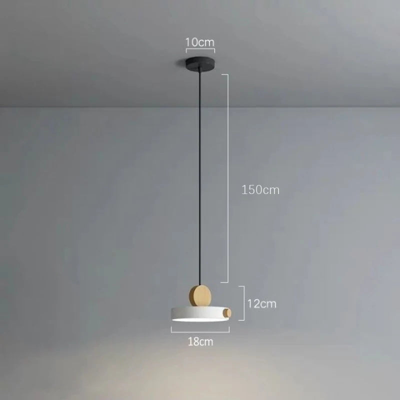Luminária Pendente Nórdica LED Macaron