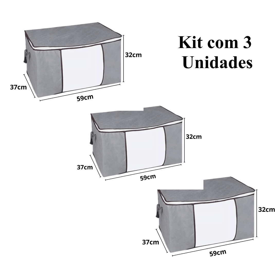 Organizador de Roupas Atlas | Alta Capacidade com Alça