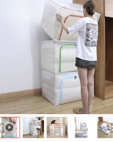 Organizador de Roupas Lumière | Transparente Desmontável
