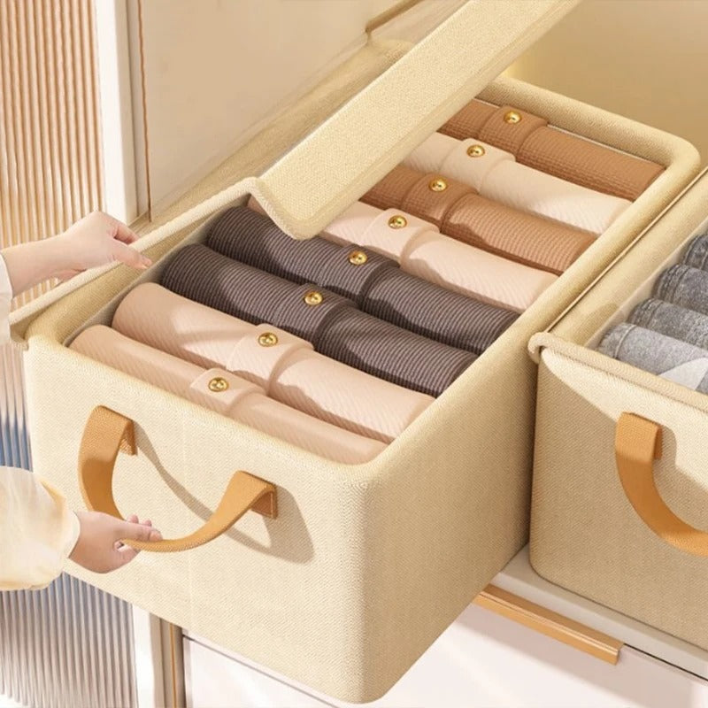 Caixa de Arrumação Dobrável com Estrutura de Aço