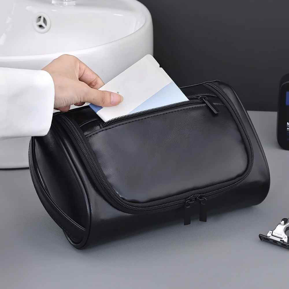 Necessaire Masculina em Tecido PU Impermeável