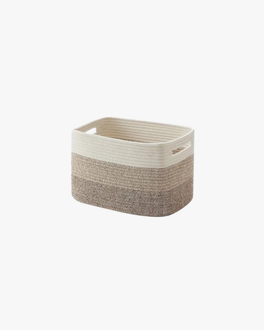 Cestas de Armazenamento em Corda de Algodão Boho Chic