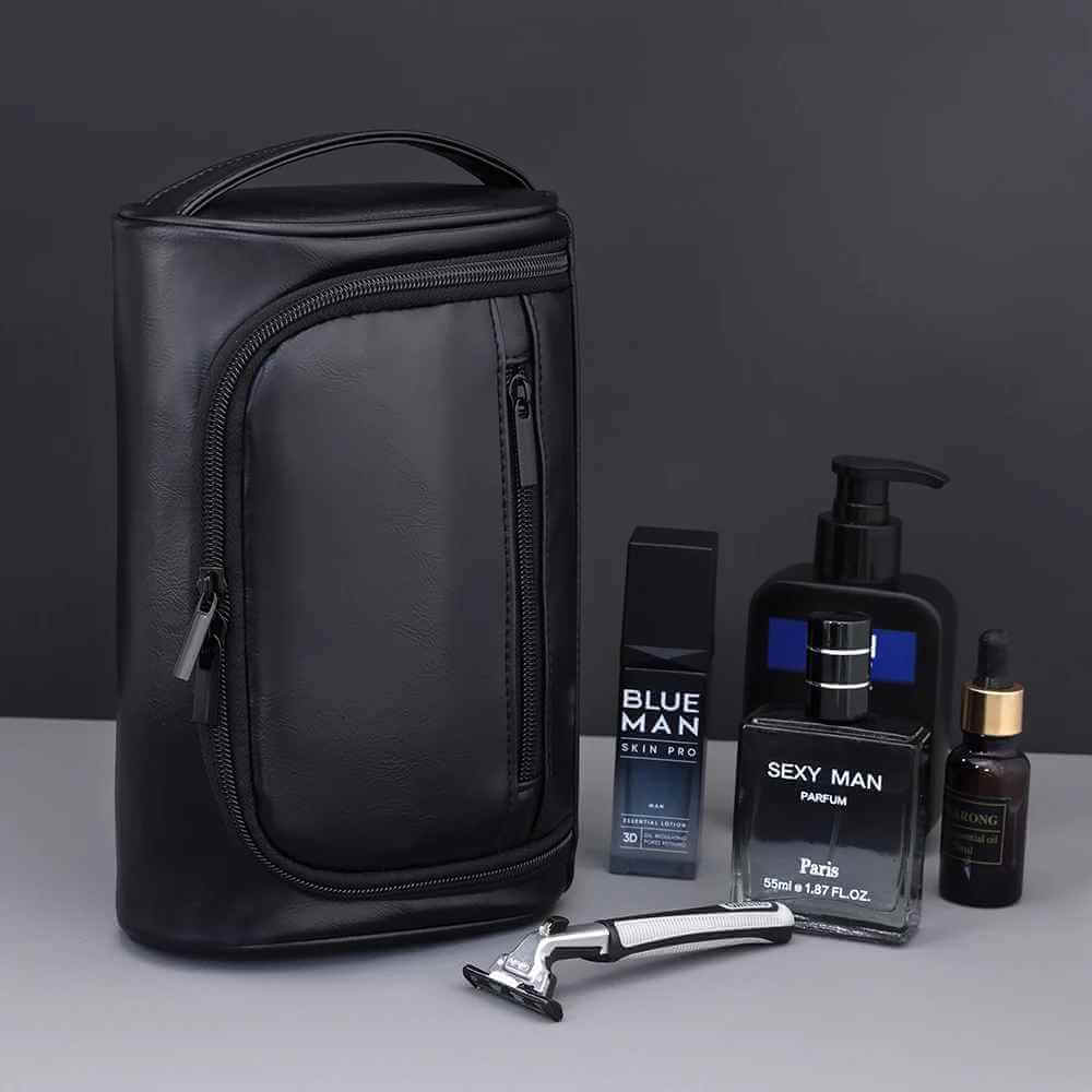 Necessaire Masculina em Tecido PU Impermeável