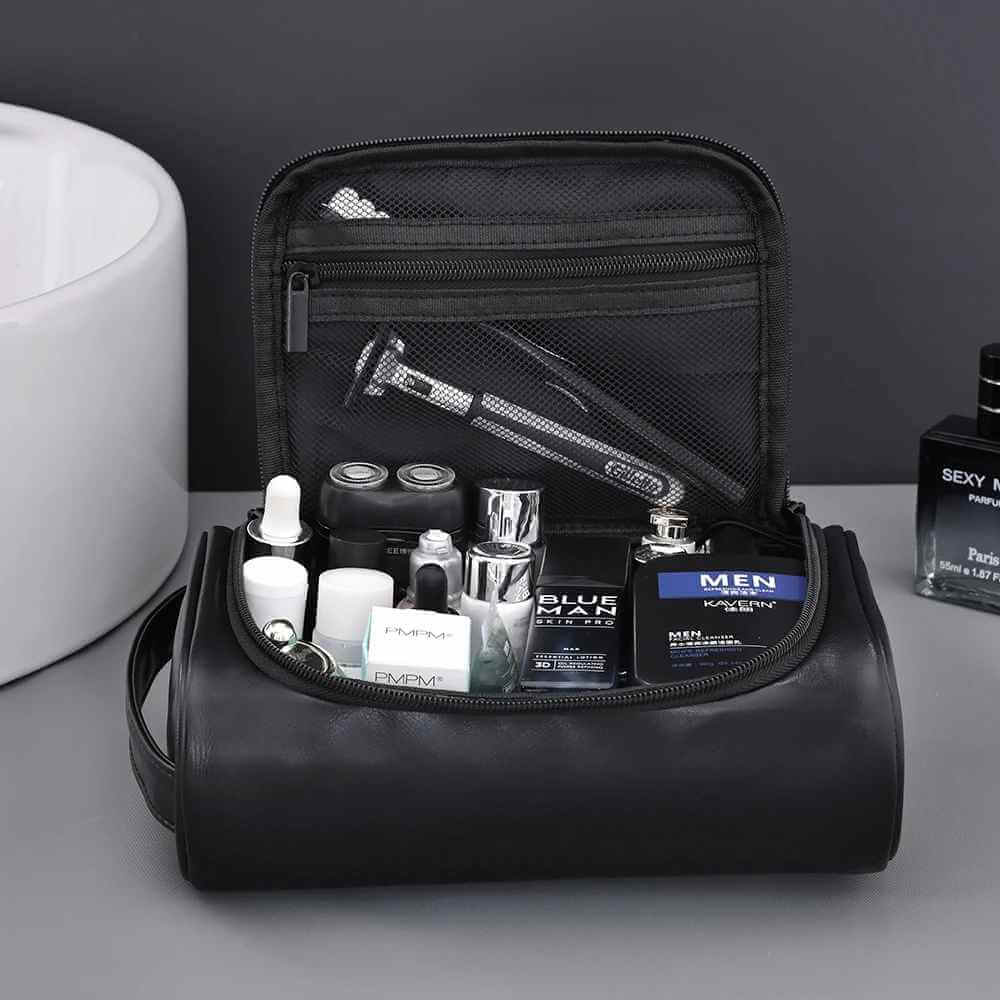 Necessaire Masculina em Tecido PU Impermeável