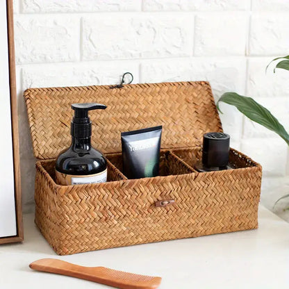 Cesta Organizadora de Ervas Marinhas com 3 Compartimentos