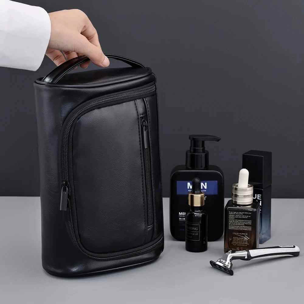 Necessaire Masculina em Tecido PU Impermeável