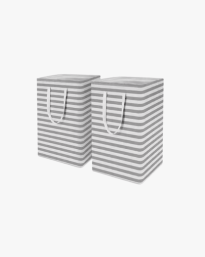 Kit com 2 Cestos Dobráveis Para Lavanderia - 75L