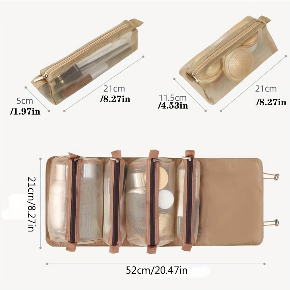 Necessaire 4 em 1 Estojo Interno Destacável