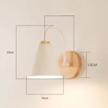 Arandela Nórdica em Madeira