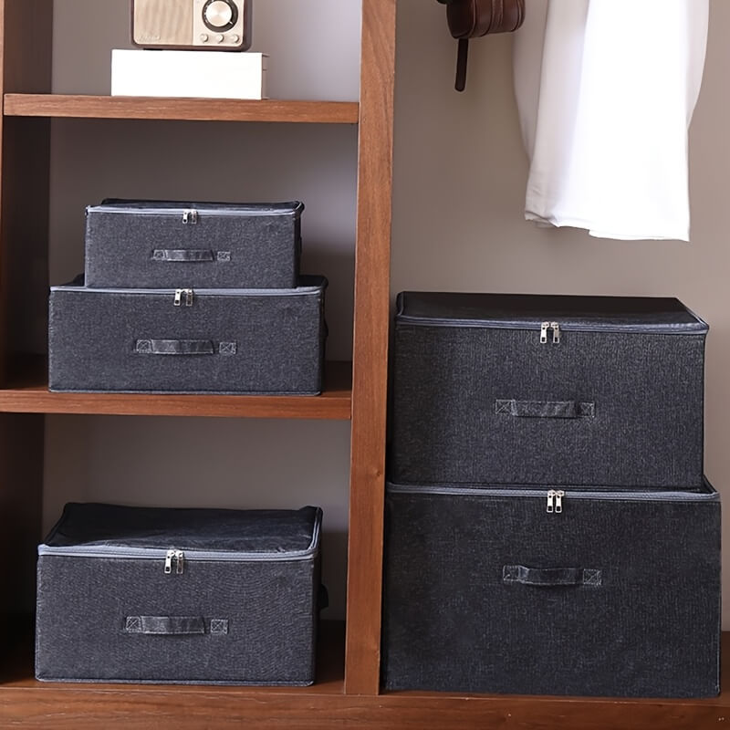 Organizador de Roupas Desmontável com Zíper e Alça