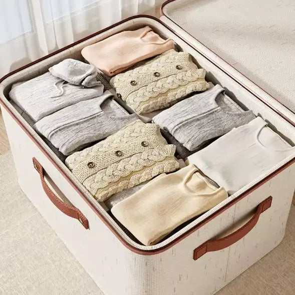 Caixas Organizadoras de Linho com Zíper