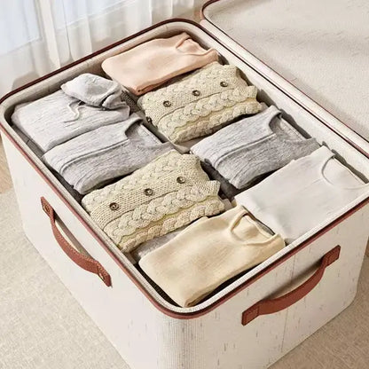 Caixas Organizadoras de Linho com Zíper