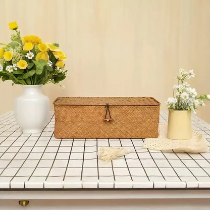 Cesta Organizadora de Ervas Marinhas com 3 Compartimentos