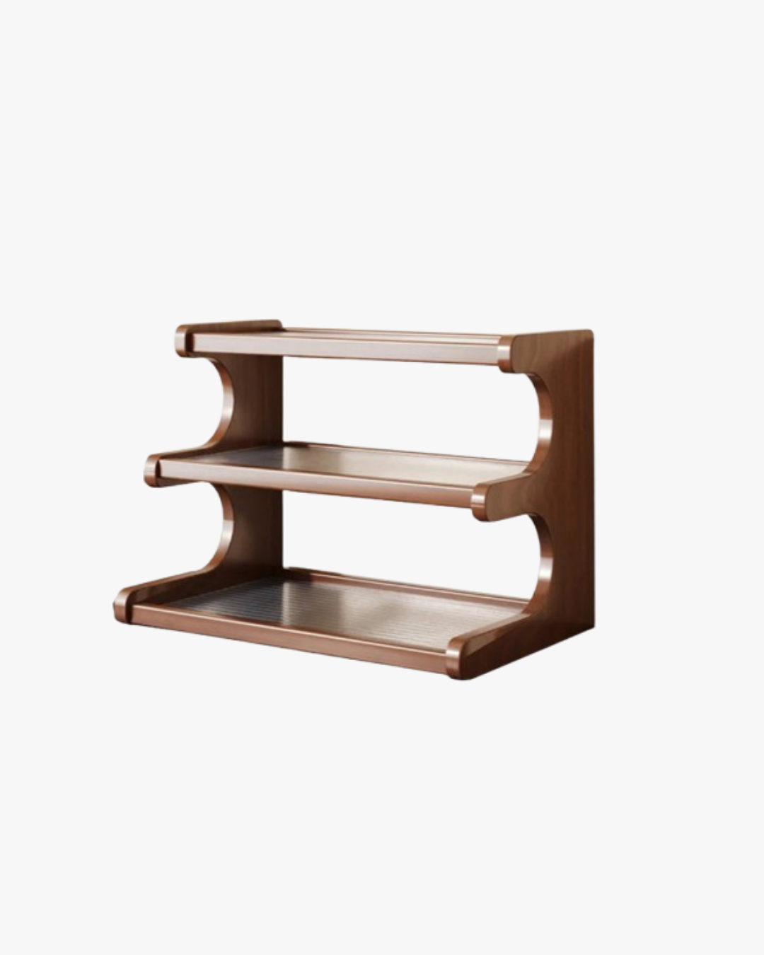 Estante de Mesa em Bambu 2/3 Camadas – Compacta e Elegante