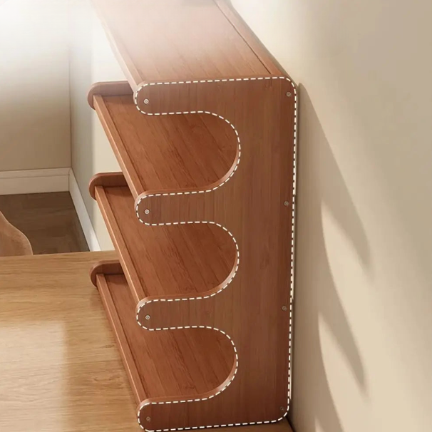 Estante de Mesa em Bambu 2/3 Camadas – Compacta e Elegante