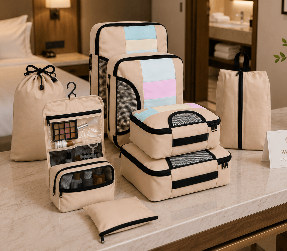 Kit 7 Organizadores Maison + Necessaire Exclusiva (Oferta Especial de Hoje Rustane)