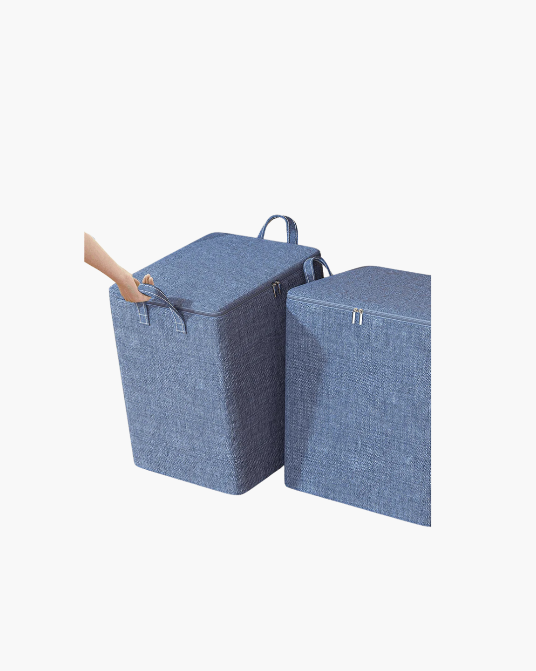 Bolsa Organizadora de Roupas com Zíper Azul