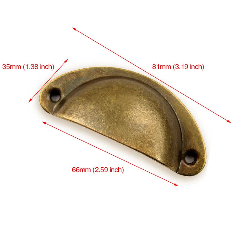 Puxadores de Bronze Vintage para Móveis