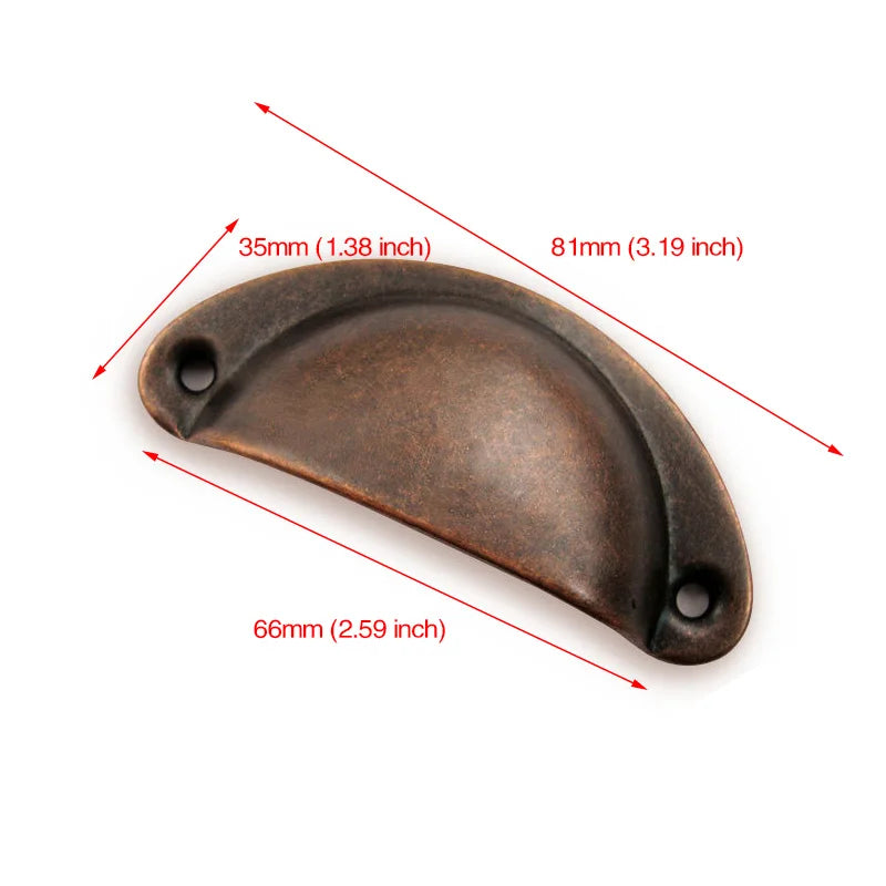 Puxadores de Bronze Vintage para Móveis