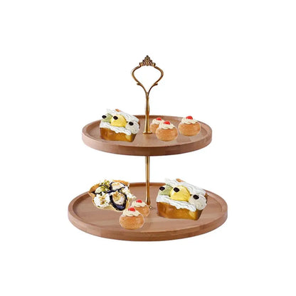 Bandeja de Bambu para Frutas e Sobremesas