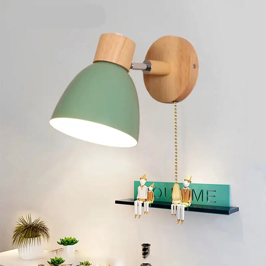 Arandela de Parede Nordic em Madeira