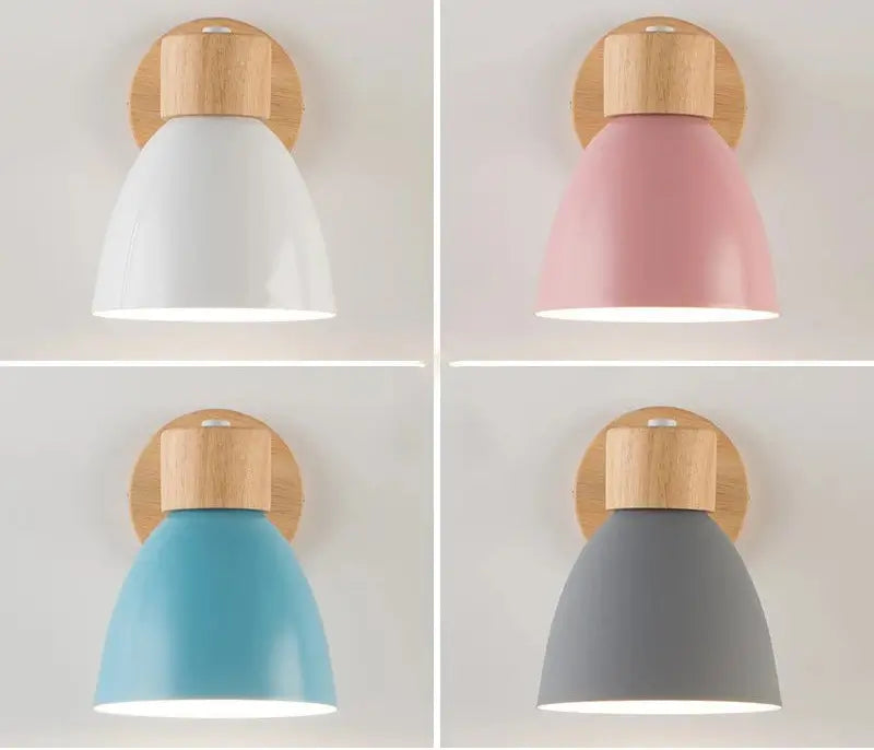 Arandela de Parede Nordic em Madeira