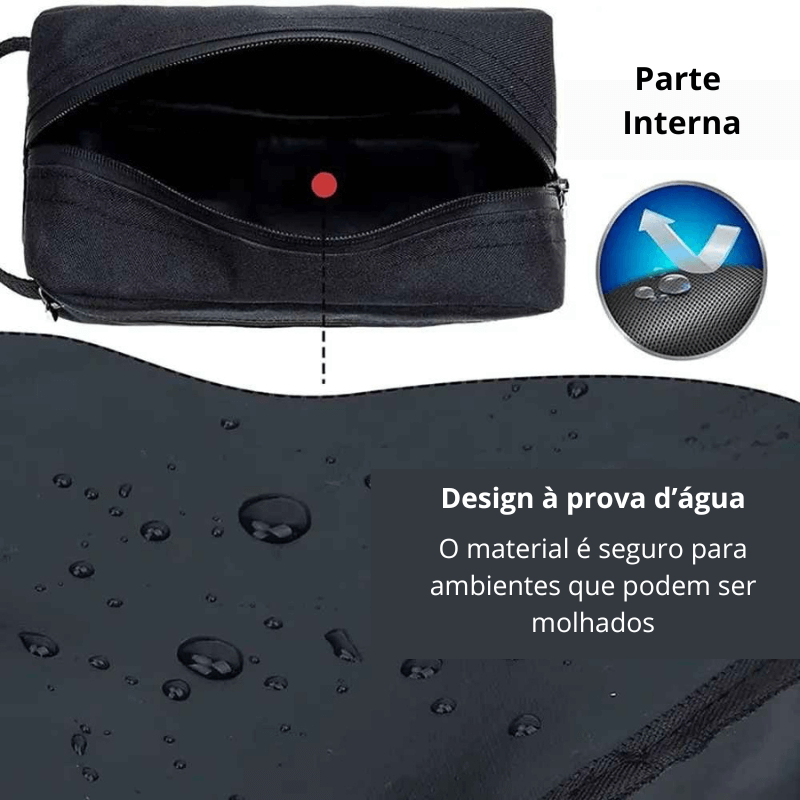 Necessaire Masculina em Tecido Oxford Impermeável
