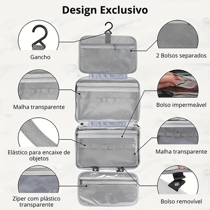 Necessaire Dobrável 4 Camadas | Mini Bag