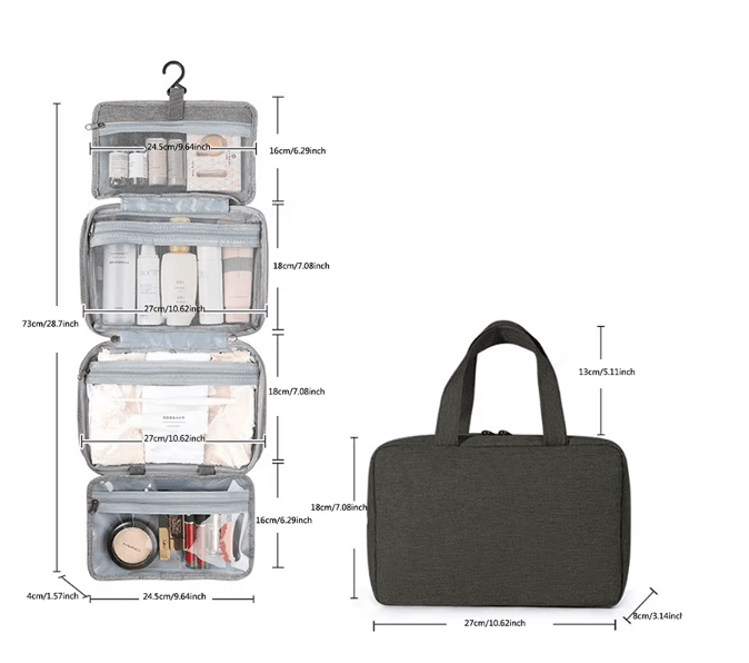 Necessaire Dobrável 4 Camadas | Mini Bag