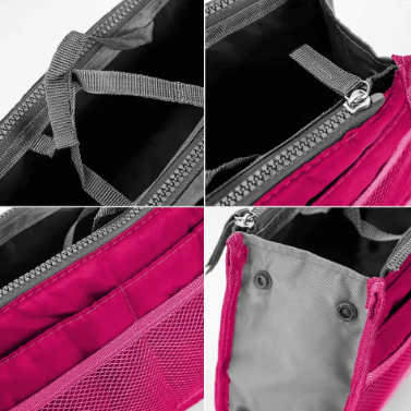 Organizador de Bolsas Com Zíper e Alças