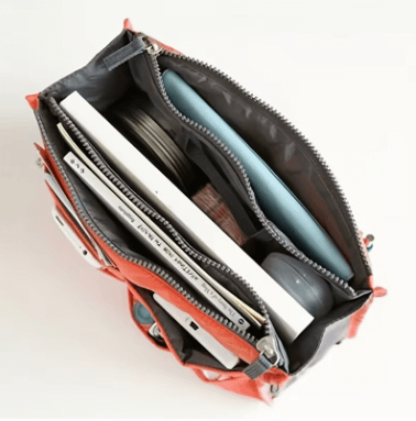 Organizador de Bolsas Com Zíper e Alças