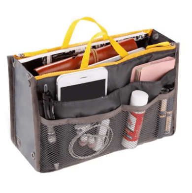 Organizador de Bolsas Com Zíper e Alças