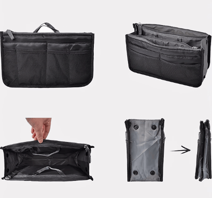 Organizador de Bolsas Com Zíper e Alças