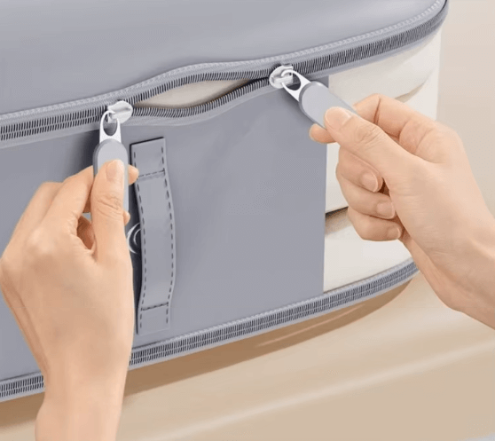 Organizador de Roupas Compressão a Vácuo com Zíper