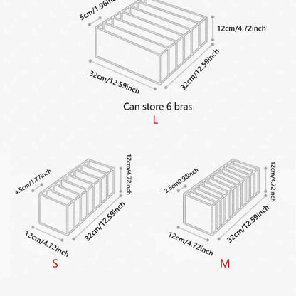 Organizador de Roupas Íntimas para Gaveta