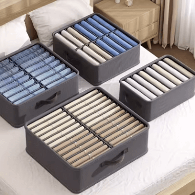 Organizador de Roupas Colmeia Dobrável com Alça