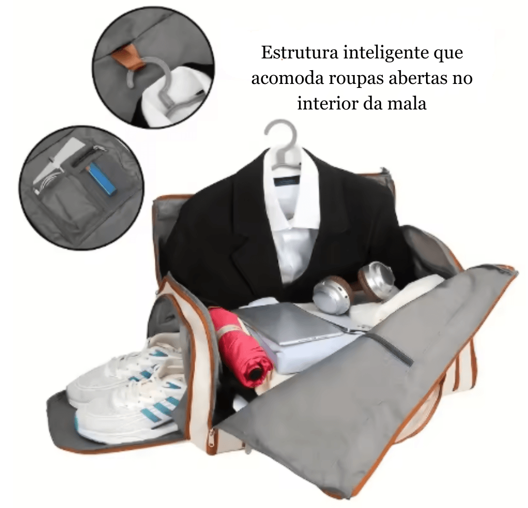 Mala Executiva Inteligente | Rustane Voyage - A Mala Que Desafia Espaço