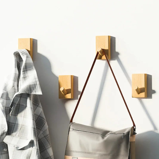 Gancho de Parede em Nogueira - 8 Unidades