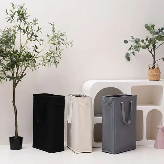 Cesto Dobrável para Roupas com Alças