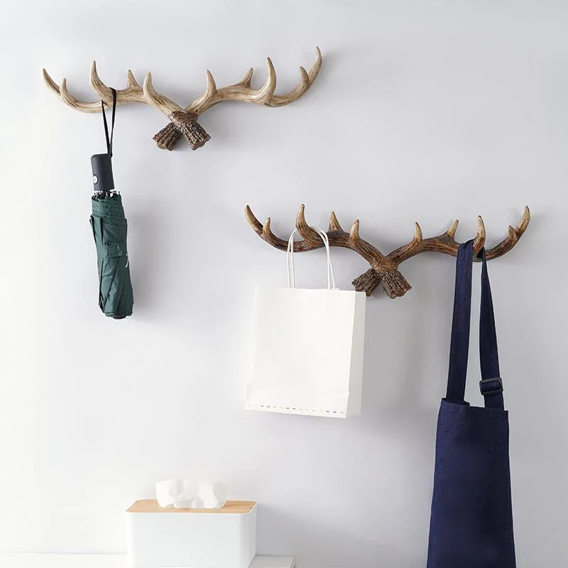 Gancho Decorativo de Parede Antler Vintage