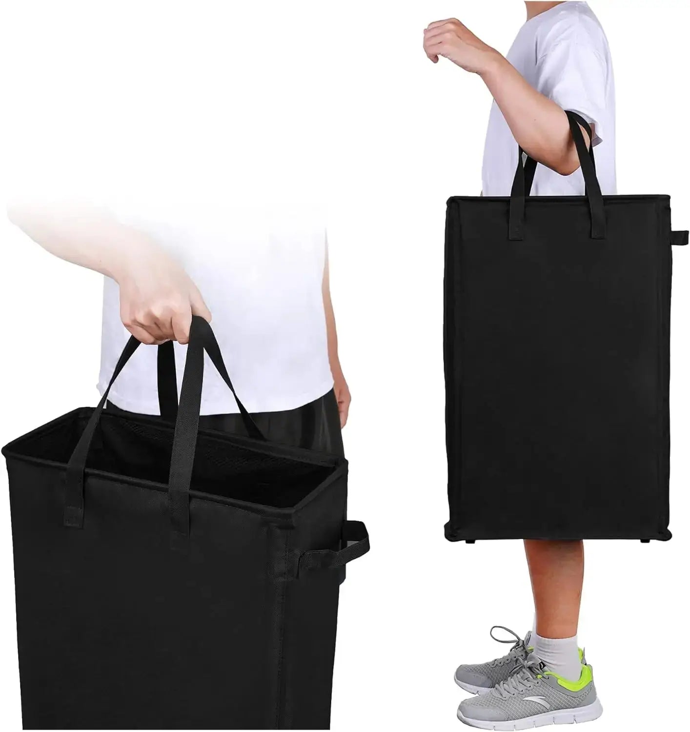 Cesto Dobrável para Roupas com Alças