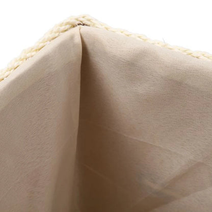 Cesta de armazenamento manual de tecido artesanal cestas de vime para lavanderia organizador de artigos diversos roupas brinquedos recipiente decoração-marrom