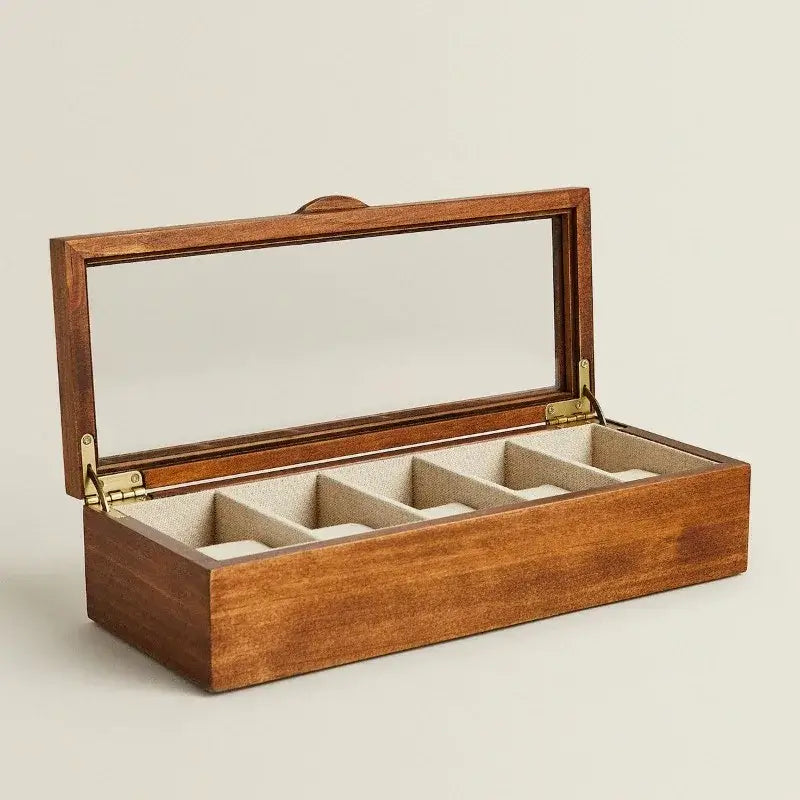 Caixa de Madeira Luxuosa para Relógios