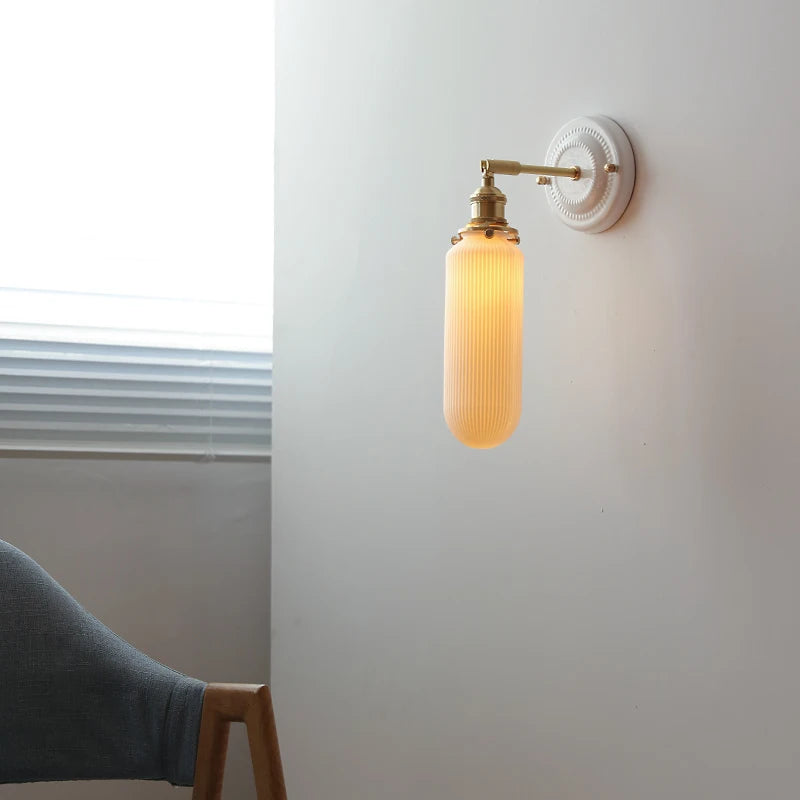 Luminária de Parede Cerâmica Nórdica