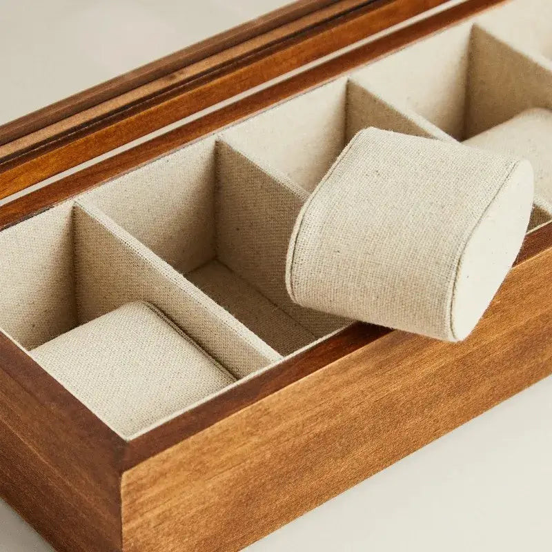 Caixa de Madeira Luxuosa para Relógios